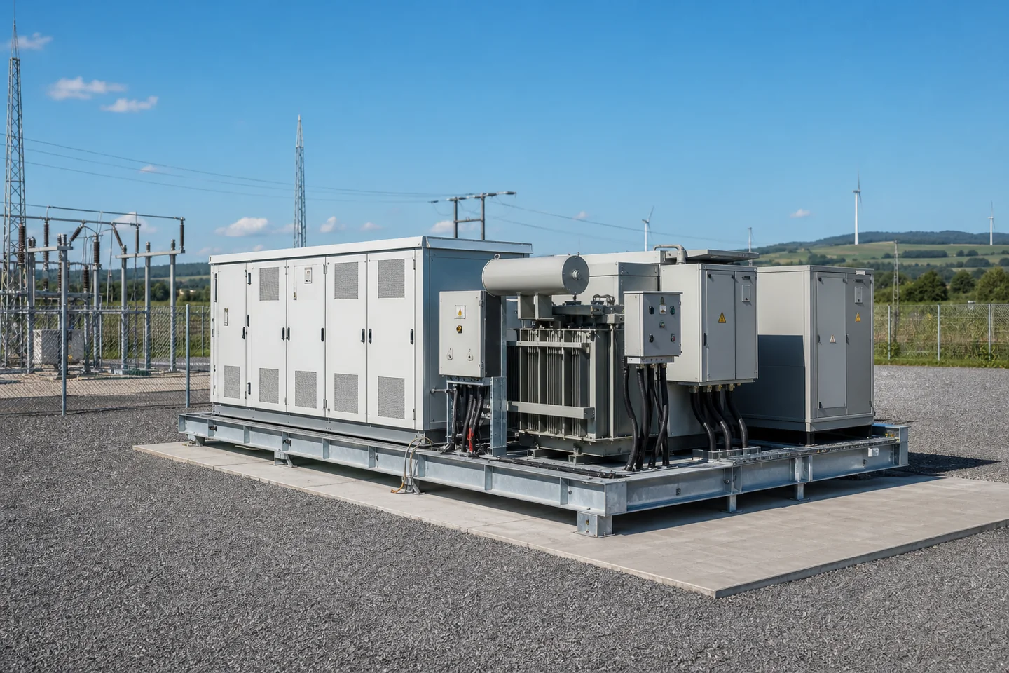 SES3 integrated inverter and booster unit