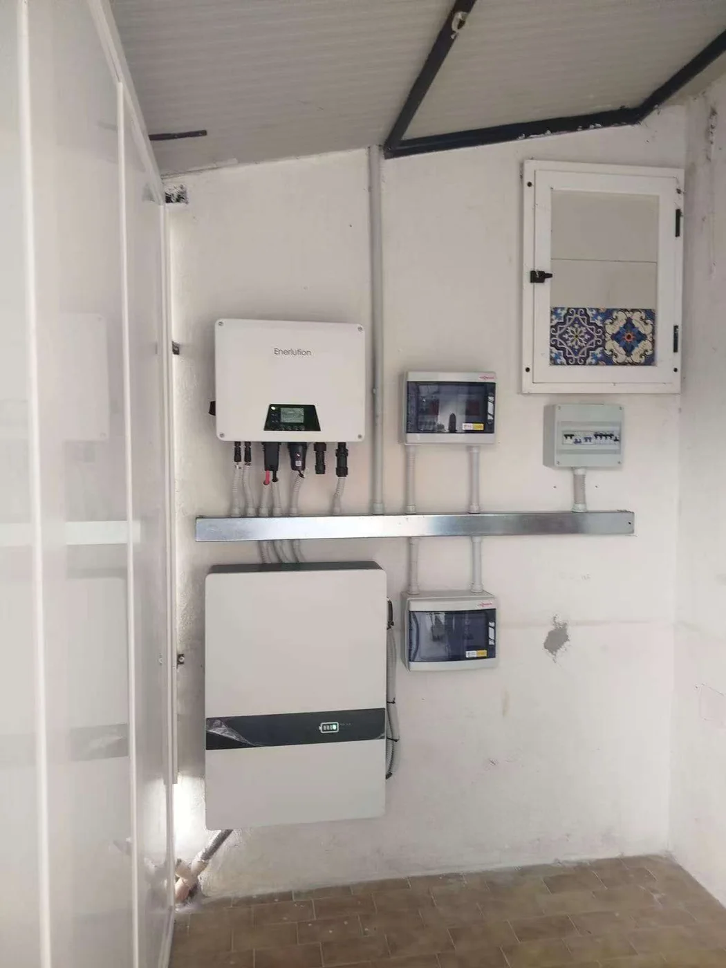 Wall-mounted residential storage